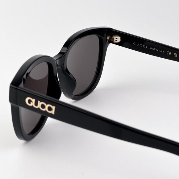 Gucci Men’s Sunglasses – Black Square Frame / Grey Lenses | GG1797SK 001 - Picture 7 of 9